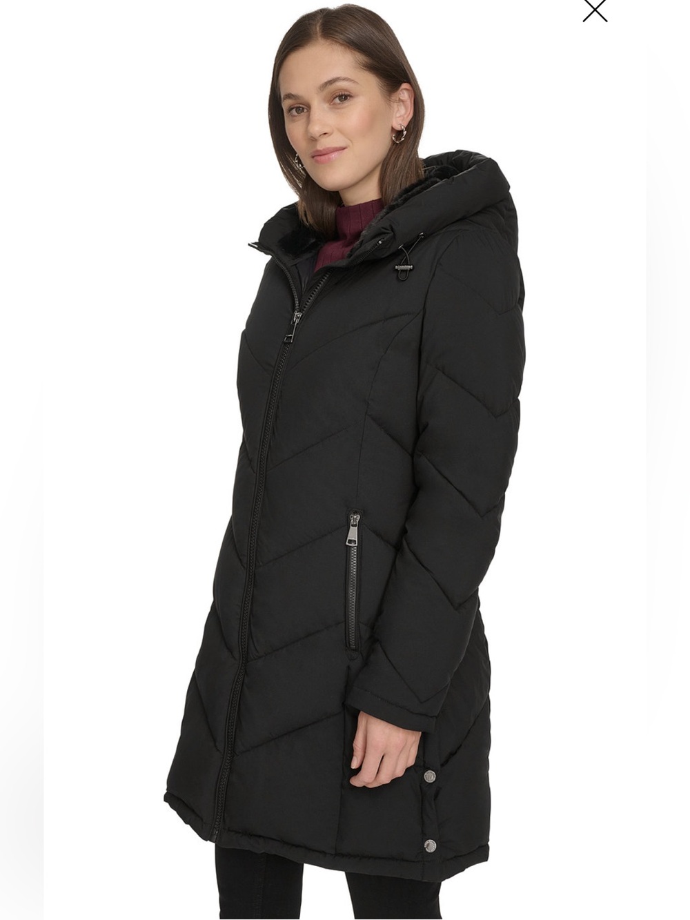Calvin Klein Hooded Puffer Coat-NWT